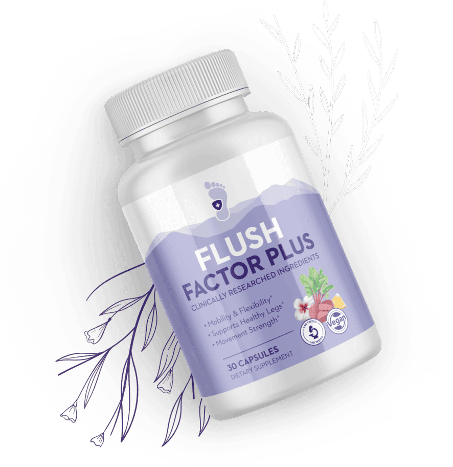 Flush Factor Plus: Natural Relief for Swollen Legs, Ankles & Feet